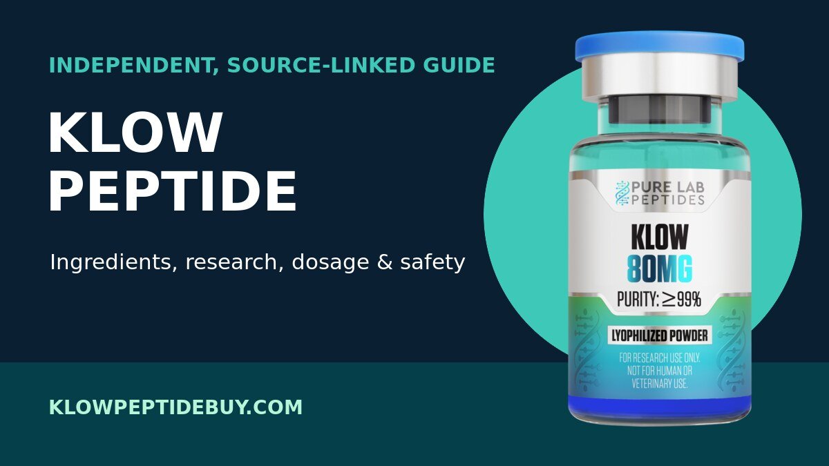 KLOW Peptide Guides: Ingredients, Research & Buying